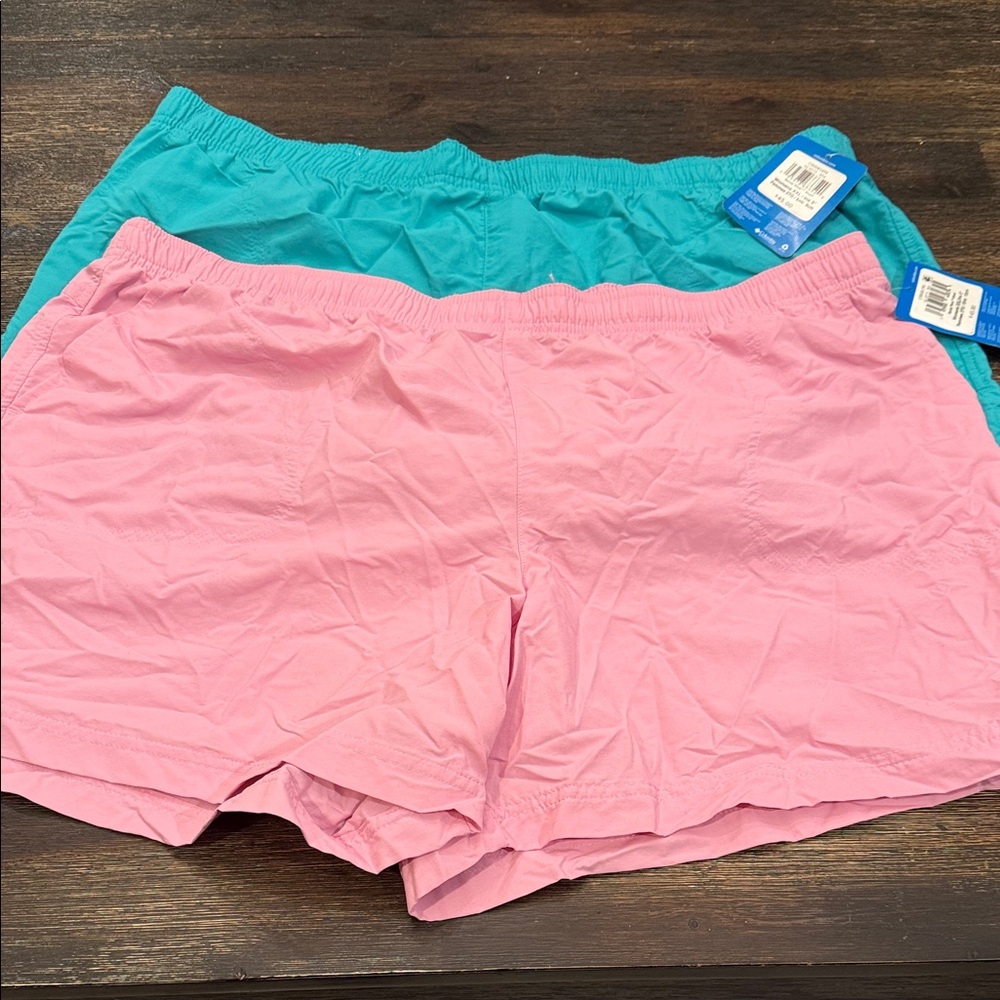 NWT Pink and Teal Columbia Shorts Bundle